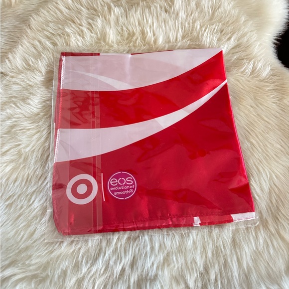 eos Red and White Swirl Scarf - Picture 5 of 5